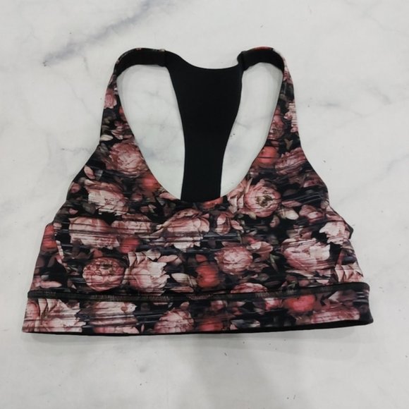 Lululemon Break Free Bra 2017 Peony Multi Size 8 - Picture 1 of 7